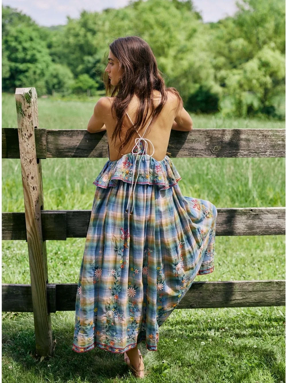 SONGS OF SUMMER MAXI DRESS OCEAN COMBO